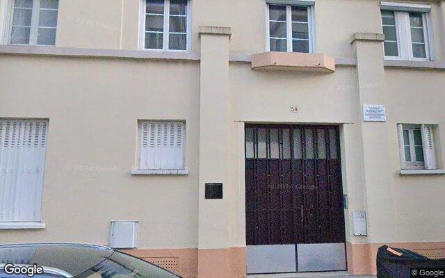 Façade : 50 rue Georges Sorel, Boulogne-Billancourt
