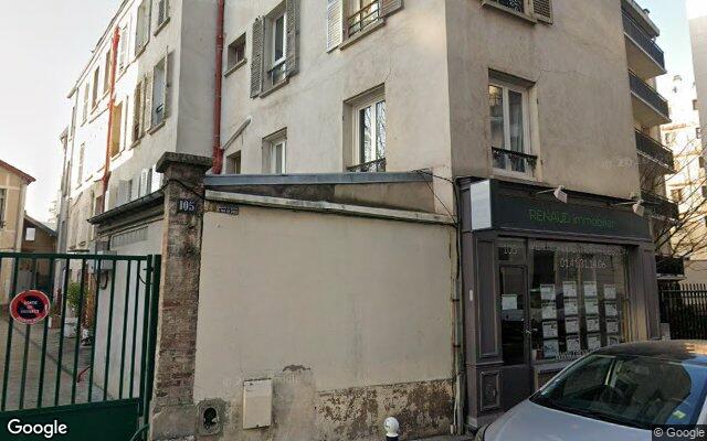 Façade : 105 rue de Paris, Boulogne-Billancourt