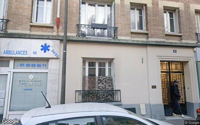 Façade : 42 rue Gambetta, Boulogne-Billancourt